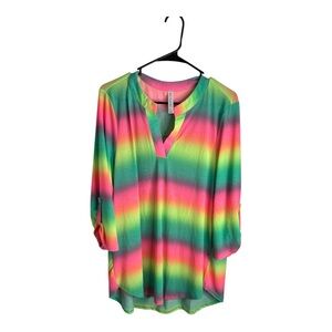 Scarlett Multicolor Striped Tunic